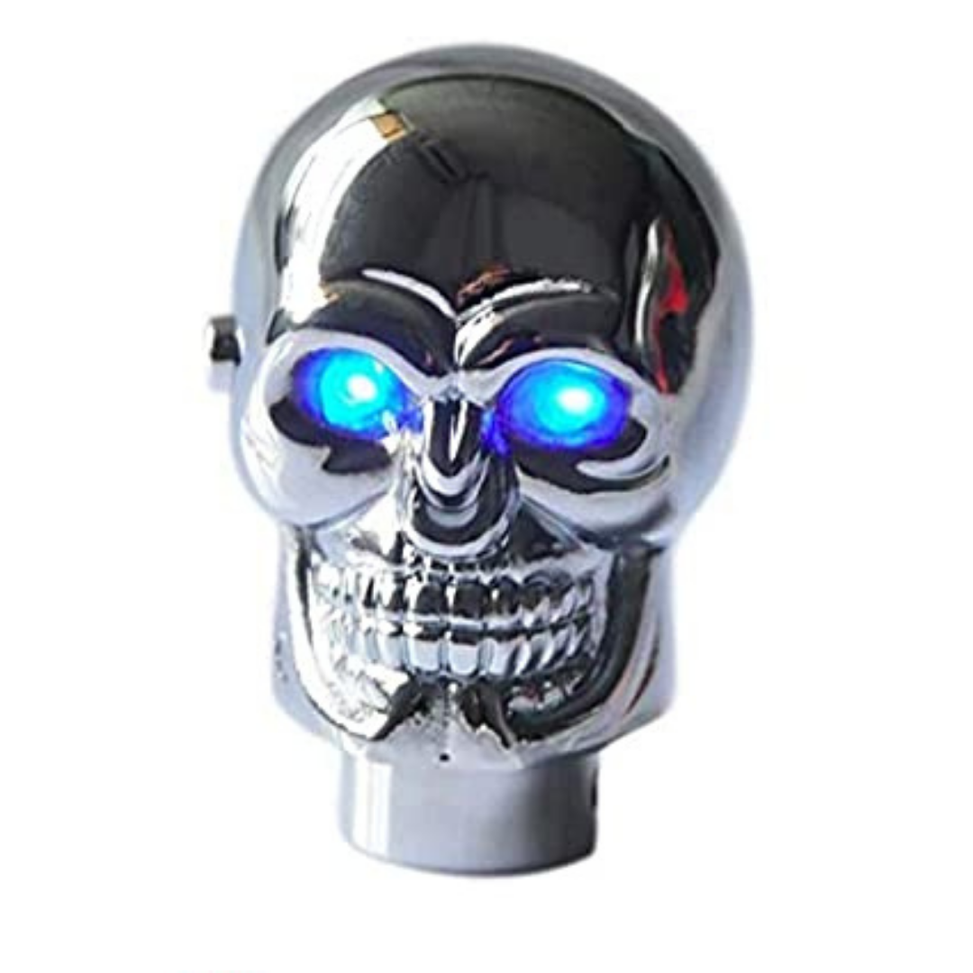 Alloy 3D Skull Head Blue...