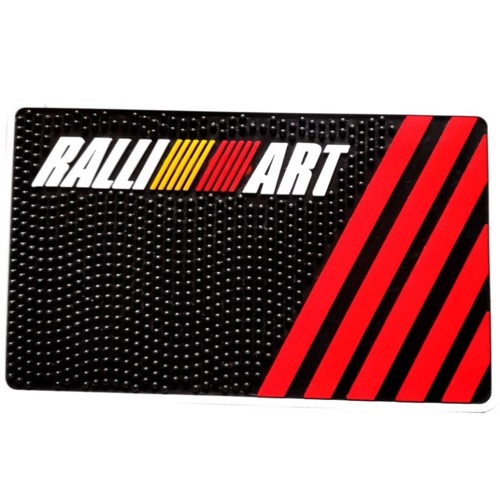 Car Dashboard Non Slip Mat RallyArt Design Universal (1 Piece Medium Size)