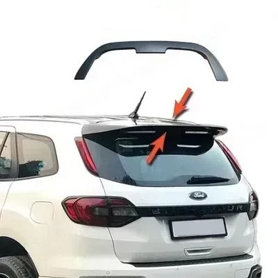 Premium Roof Spoiler for Ford Endeavour 2019-2020 Models, Color - MATT BLACK