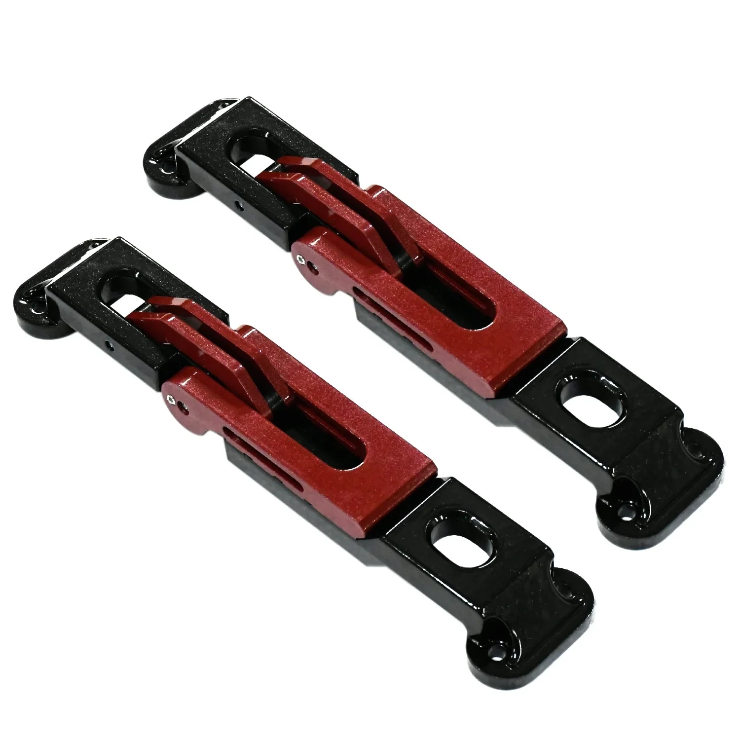Mahindra Thar Door Hinge Step | Foldable Anti‑Skid– Red/Black, Rust‑Proof, Set of 2