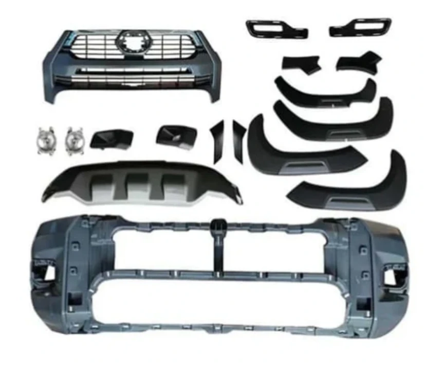 Toyota Hilux Revo to Rocco Body Kit | ABS/PP Front-End Conversion, Plug‑and‑Play – Autodime