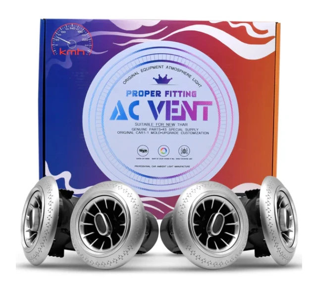 Thar/Thar Roxx K4 RGB AC Vent Kit | 4 Vents + Controller | Enhanced Bezel Design